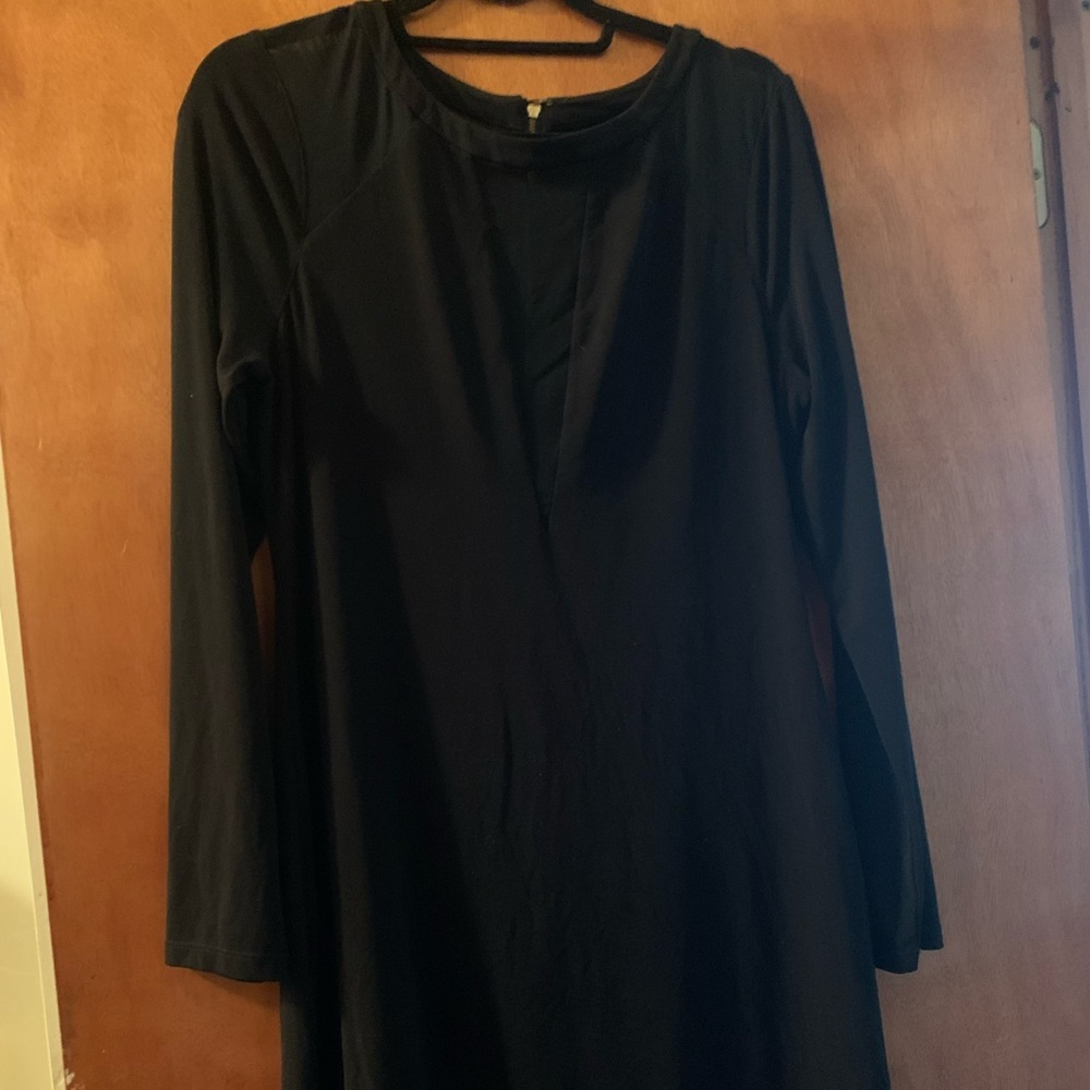 EXPRESS Black Mesh Dress